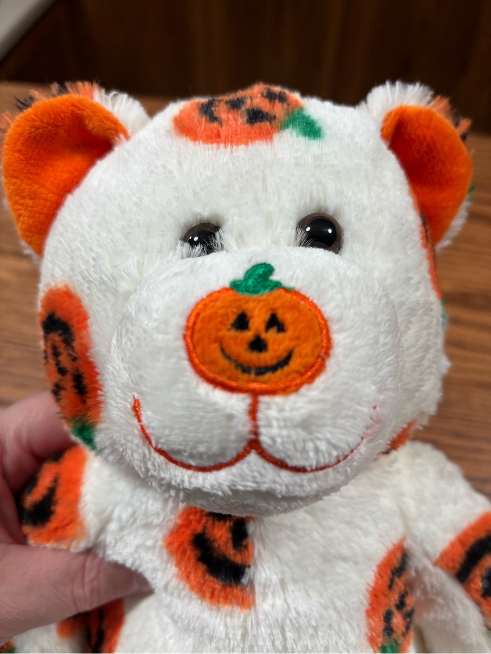 Vintage Build a Bear BABW Pawsome Pumpkin Teddy Halloween Plush Toy 2006